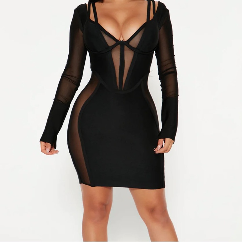 Tequila Nights Bandage Mini Dress
